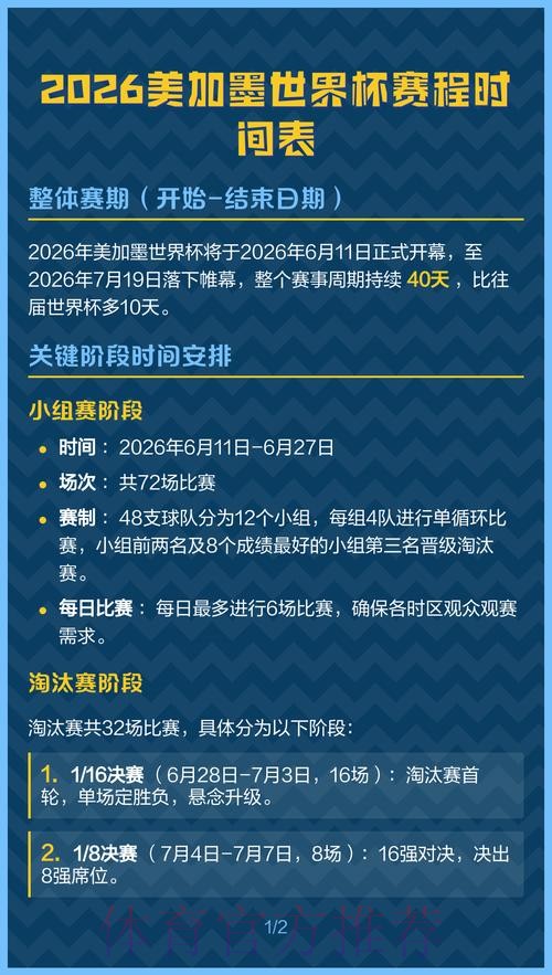 2026美加墨世界杯比赛时间是否免费